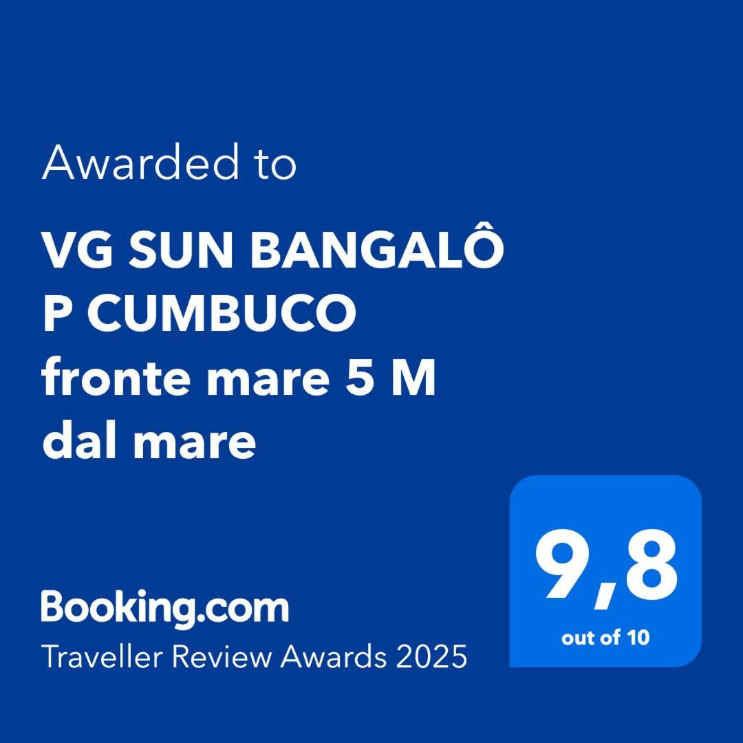 Vg Sun Bangalo P Cumbuco Fronte Mare 5 M Dal Mare Apartment Exterior photo